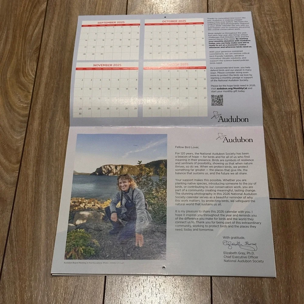 Audubon Society 2026 Protecting Birds & Nature 16 Month Calendar
